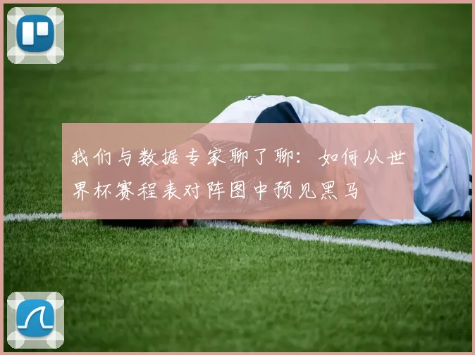我们与数据专家聊了聊：如何从世界杯赛程表对阵图中预见黑马